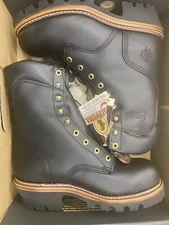 Men's Chippewa 59410 9" Crazy Horse Logger 10 EEE Insulated Waterproof Steel