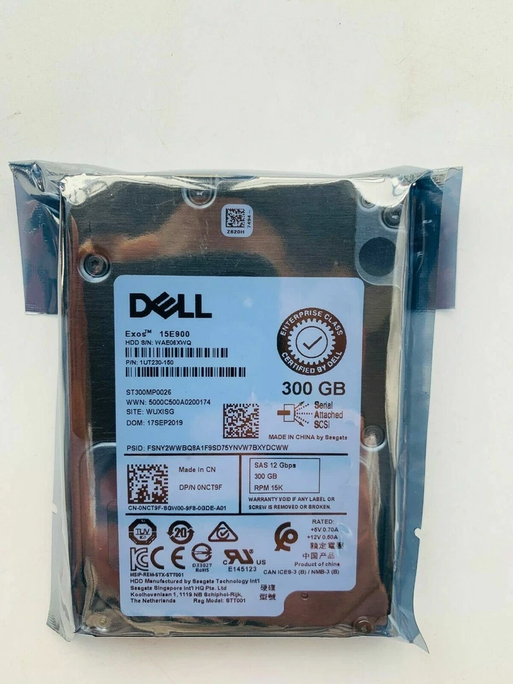New Dell NCT9F 300GB 0NCT9F 15K 2.5" 12Gb/s SAS HDD Hard Drive ST300MP0026 - Image 3 of 3