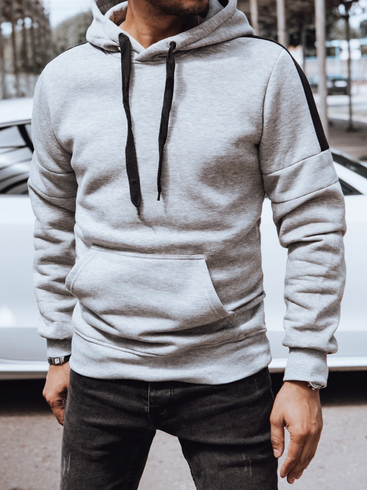 SACAI Felpa con cappuccio uomo felpa sportiva pullover basic DSTREET M 2XL