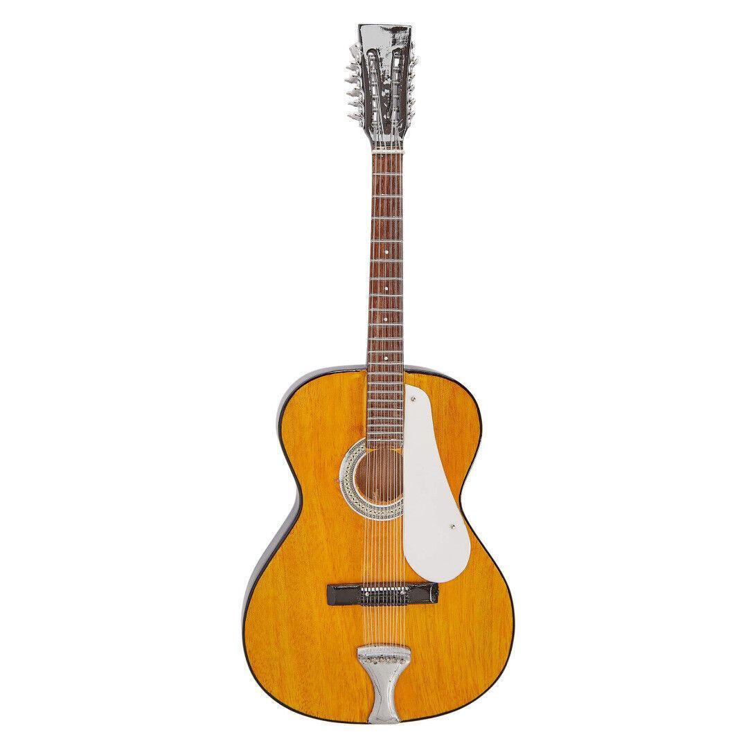 Lead Belly Guitar Miniature Replica 12 String Acoustic Handmade