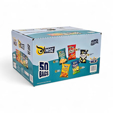 Wise Chips Classic Mix Variety Pack Snack Bags, 50 Pack