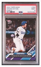 2024 Topps Now Shohei Ohtani Purple Card 763/25 Purple Mint LA Dodgers Trading