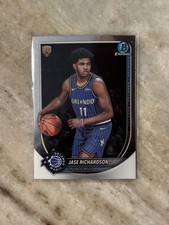 2025-26 Bowman Basketball U Chrome Basketball Jase Richardson #BCV-25(RC)