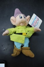 Disney Store Mini Bean Bag Dopey 7" Plush Snow White  The Seven Dwarfs Dwarves