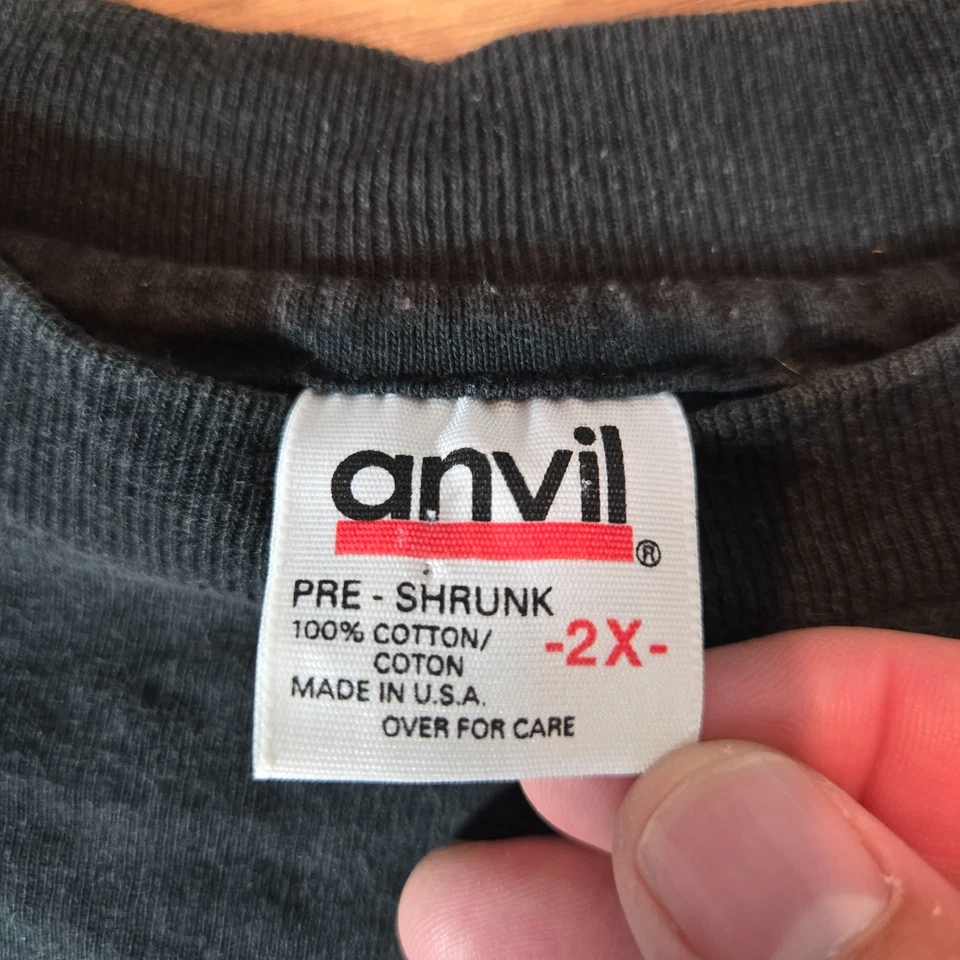 1997 Bike Week Daytona Beach T-Shirt Men’s 2XL Black Biker Motorcycle Rally Fade - Image 3 of 4