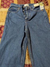 Universal Thread Women's Jeans Highest Rise Straight Ankle Button Fly Size 8R