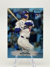 2025 Topps Stadium Club - Dalton Rushing LA Dodgers #154 Light Blue Foil (RC)
