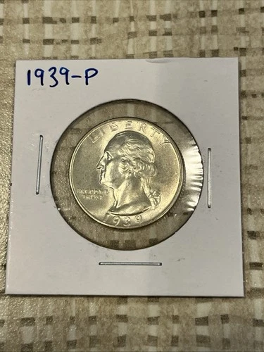1939  WASHINGTON QUARTER   BU