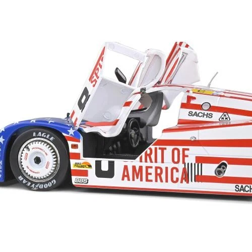 1:18 Solido Porsche 956 2.6L Turbo #8 3Rd Le Mans 1986 Follmer Morton SL1805503 - Immagine 4 di 4