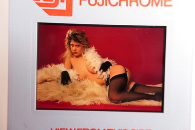 Oben Ohne / Sicht Vintage Glamour Modell Klar 35mm Dia (Nr110)