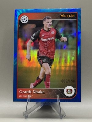Granit Xhaka Sunderland 2024-25 Topps Merlin UCC Blue /150