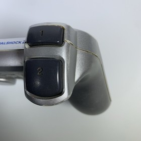 Genuine Sony Playstation 2 PS2 Dualshock 2 SILVER Controller SCPH-10010