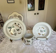 Arabia of Finland -Child’s Dish Set -Animal Parade - 3 Pc Set -Anja Juurikkala~