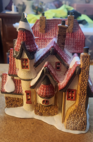 Vintage Dept 56 North Pole Santas Workshop 1990 Retired estate attic find (B-4) - Picture 6 of 9