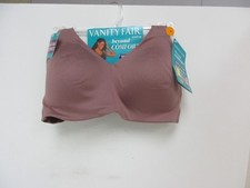 Vanity Fair Women's Simple Sizing Wirefree Bra 72204 Chocolate Msse Small New