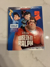 Disney Wreck It Ralph Blu-Ray DVD Digital Code Multi Screen Edition Movie