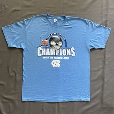 Vtg 2005 North Carolina Tar Heels March Madness National Champs T Shirt Mens XL
