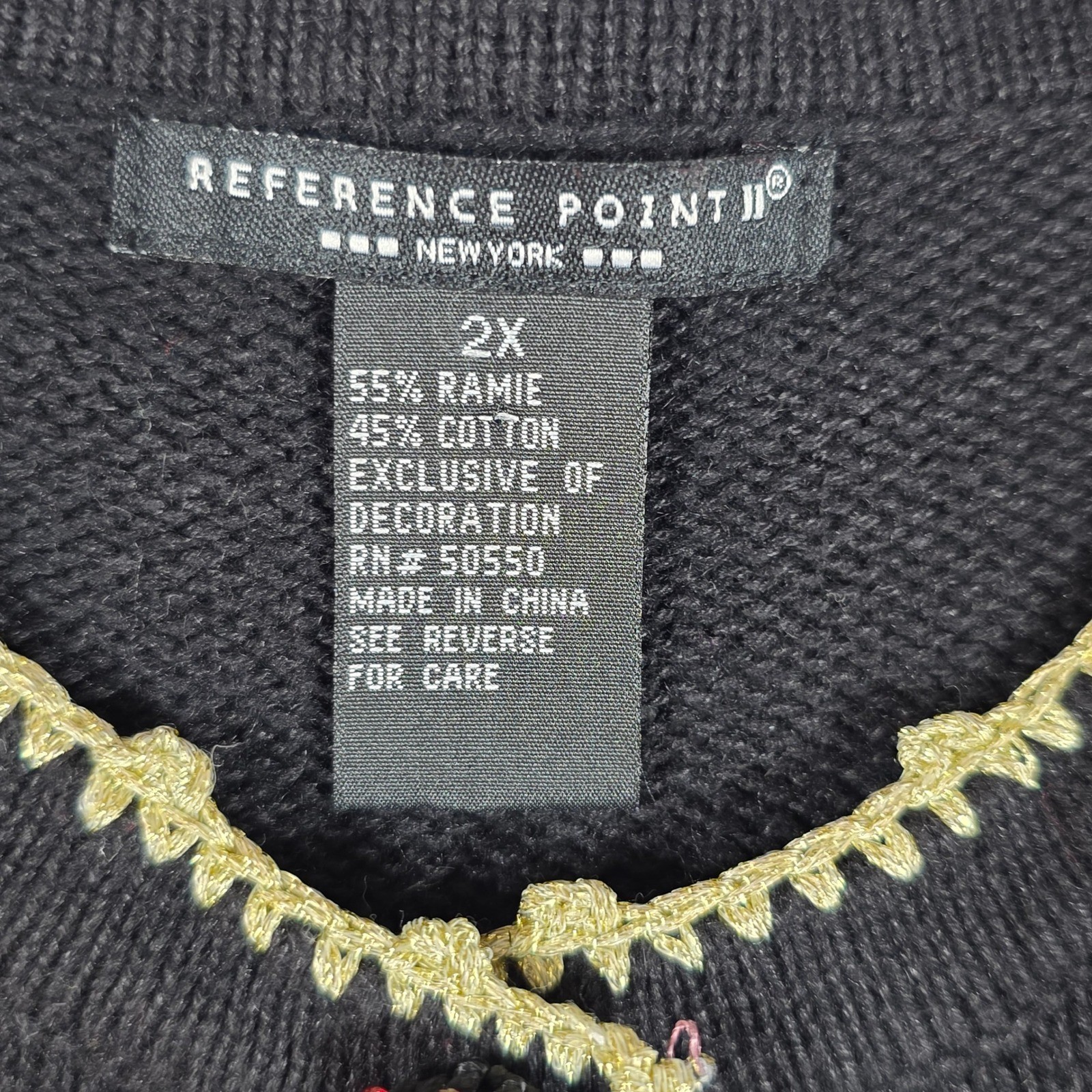 Vintage Reference Point Christmas Poinsettia Bead… - image 9