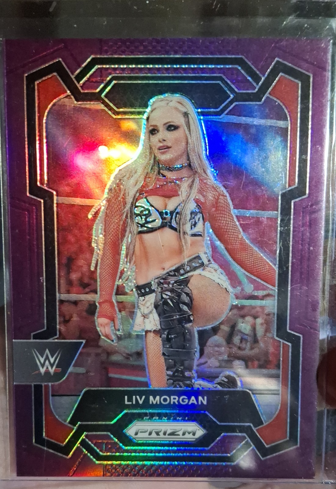 /149 Liv Morgan Purple Prizm 2024 Panini Prizm WWE #177 🔥
