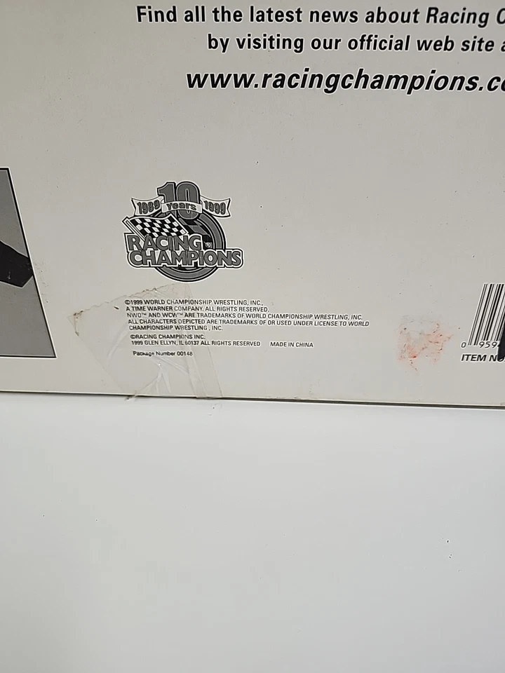 Camiseta De Colección Hollywood Hogan Nuevo Orden Mundial Lg y 5 Diecast Nitro Rod Value Pack 1999 (NUEVO EN PAQUETE) Foto 3 de 4