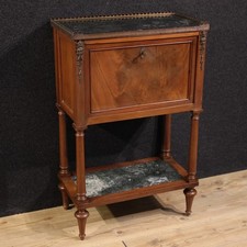 Petit meuble français secrétaire bureau en bois style Empire 20ème