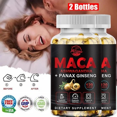Male Enhancement Capsules Booster & Thicker Last Longer Stronger Bigger 240 Caps