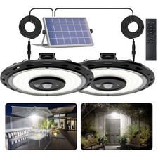 Dual Head Solar Lights Indoor Outdoor, 3000LM Solar Shed Light, IP65 Waterpro...