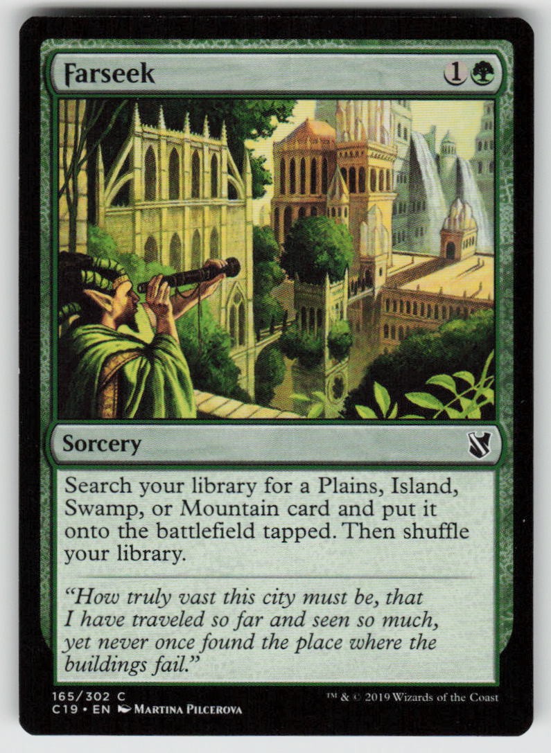 Farseek Common Commander 2019 165 MTG Lightly Played 2019