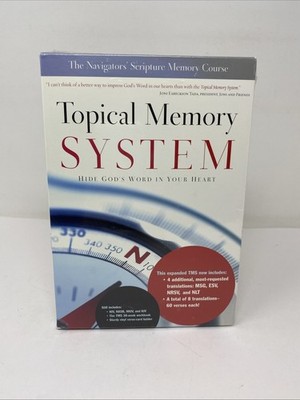 Topical Memory System Hide God's Word Your Heart Navigator's NEW SEALED w/WEAR
