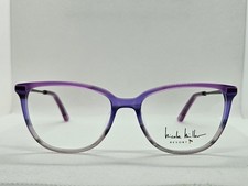Nicole Miller Dorado Beach C02 Purple Fade 53-16-135 Eyeglasses Frames Women's
