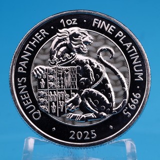 Großbritannien 100 Pound 2025 Queen's Panther 1 Oz Platin 9995