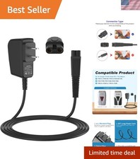 Andis Shaver 5V 1A Adapter with 3.3ft Cord Compatible with Popular Models
