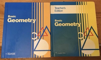 Basic Geometry Teacher's Edition & Student Textbook Jurgensen Brown Set