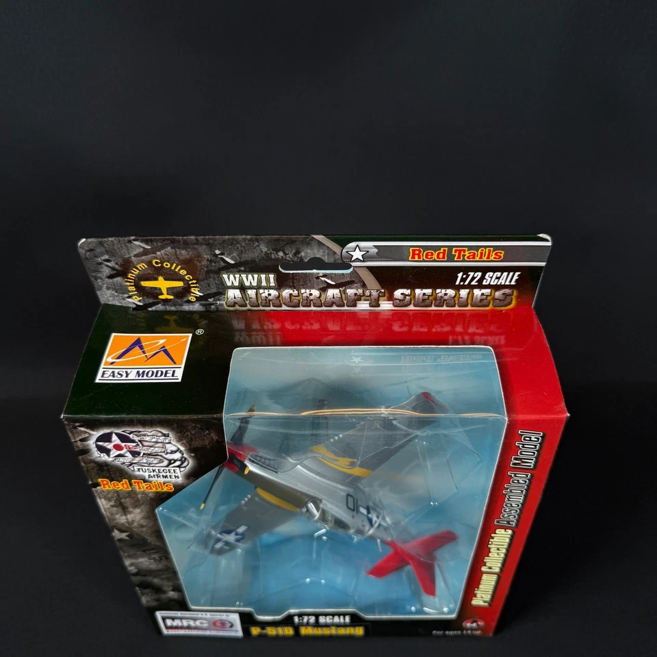 Easy Model P-51D "Mustang" Tuskegee Airmen Red Tails WWII Aircraft 1:72 - Image 2 of 4