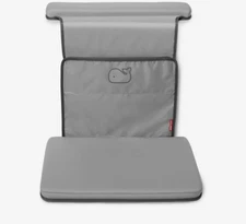 Skip Hop Baby Bath All-in-One Elbow Saver and Kneeler, Moby, Grey Open Box New