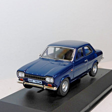 VANGUARDS FORD ESCORT MK I 1300GT MARINE BLUE 1/43 VA09534