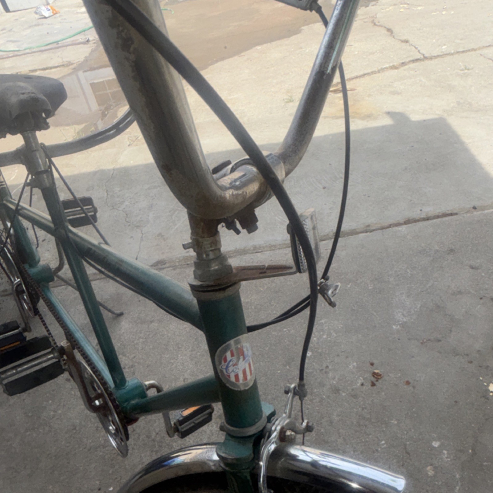 (Used) Columbia Twosome Tandem Green Collectible Vintage Bicycle Bike Rare Retro (400.00 USD) (Used) Columbia Twosome Tandem Green Collectible Vintage Bicycle Bike Rare Retro (400.00 USD)