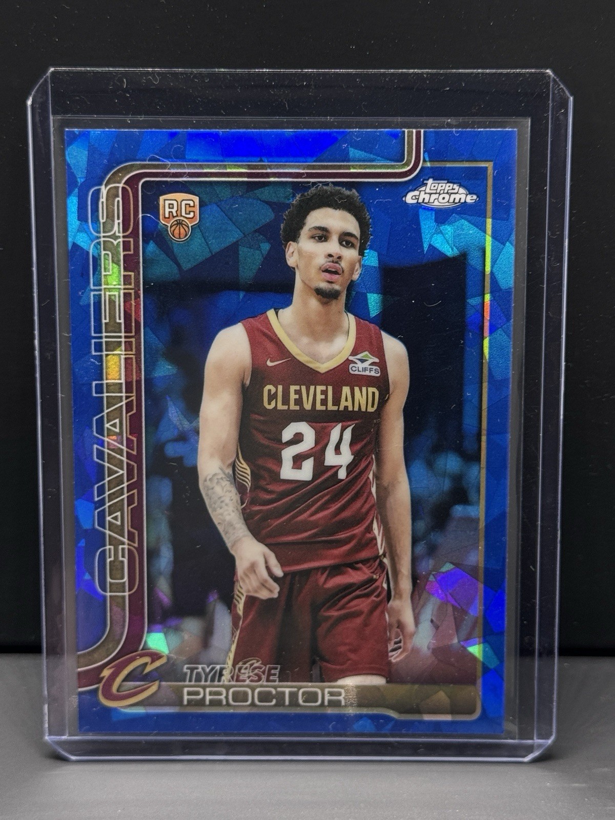 Tyrese Proctor - 2025-26 Topps Chrome Sapphire #300 (RC) Cleveland Cavaliers