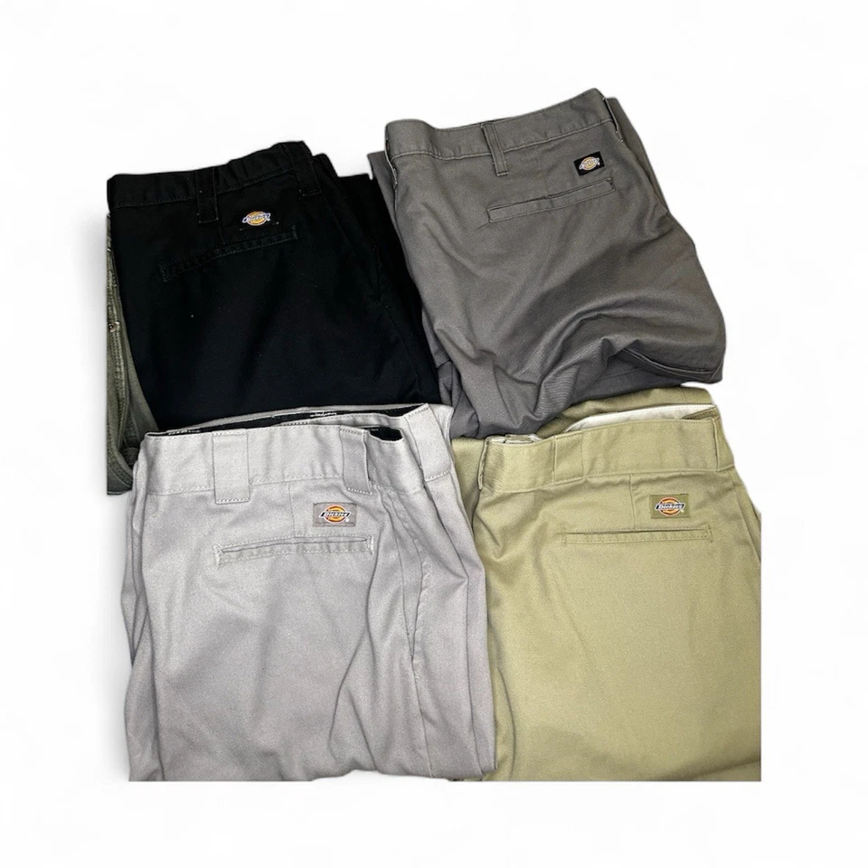 Lote de 6 Pantalones Dickies Estilos Mixtos Hombre’s Varias Tallas y Colores Foto 2 de 3