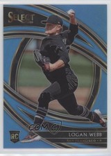 2020 Panini Select Premier Carolina Blue Prizm 27/35 Logan Webb Rookie RC s1i