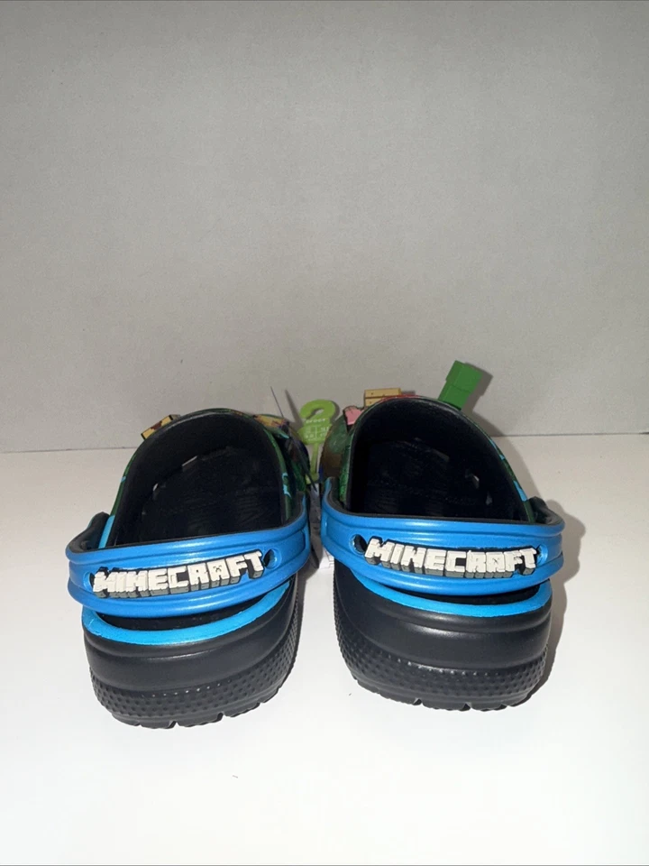 Zueco Crocs Minecraft Clásico Niños Talla C12 VERSIÓN LIMITADA ILUMINADA Foto 3 de 4