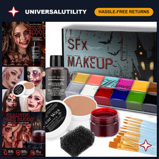 Professional SFX Makeup Kit - Face  Body Paint for Halloween  Cosplay Set