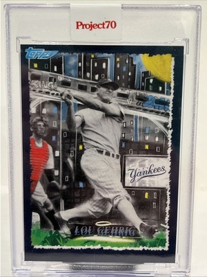 2022 Topps Project 70 - 1995 Topps Baseball Lou Gehrig #810 /781
