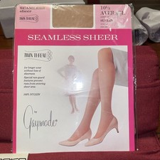 Vintage JcPenny Pantyhose/Stockings Seamless Sheer By Gaymode