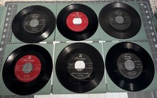 The Platters Lot of 6 Records 45 RPM The Great pretender Enchanted High Grade NM