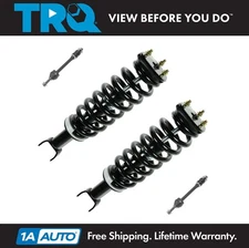 Shock Strut Coil Spring Assembly & Stabilizer Sway Bar Link Front Set for Ram