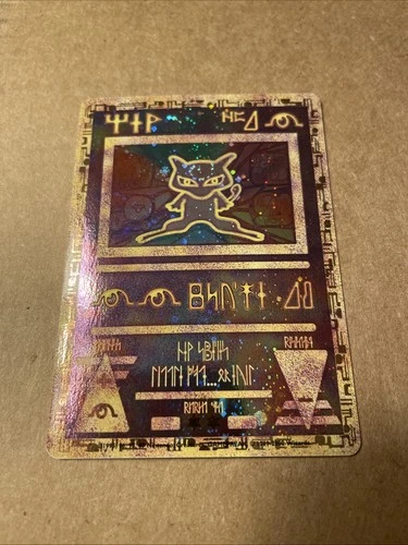 Ancient Mew Holo Swirl Movie Promo Wizards of the Coast Lightly Played LP