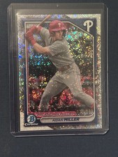 2024 Bowman - Chrome Prospects Aidan Miller #BCP-27 Speckle Refractor /299 (RC)