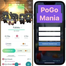 Shiny Falinks in train-ing costume✨mini PTC 20k✨(read description)