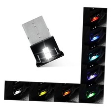 Mini USB LED Light, Portable RGB Car Interior Atmosphere Lamp, Adjustable 1 PCS
